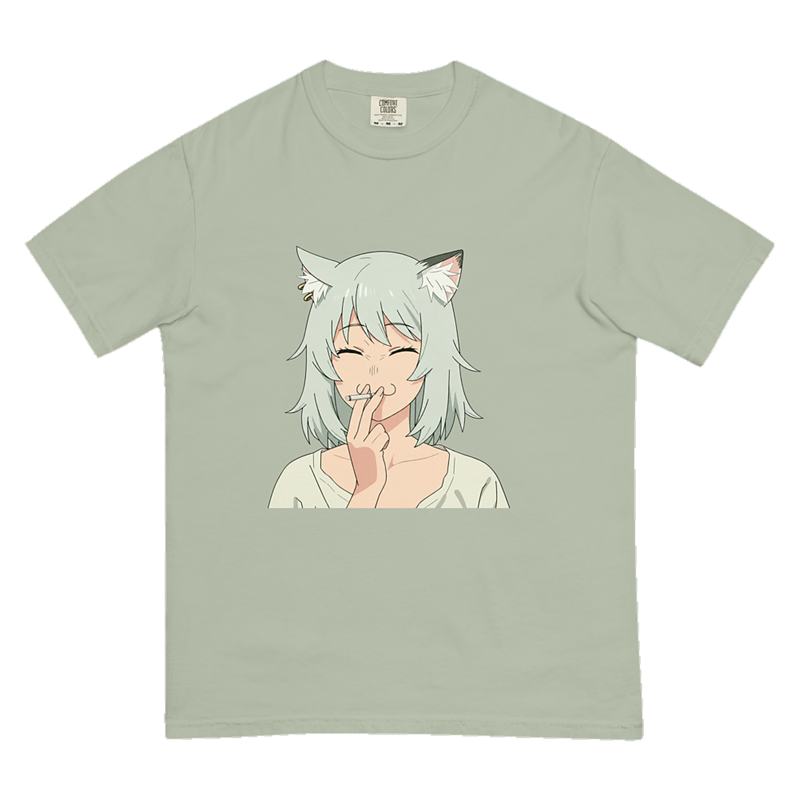 Chainsmoker Cat Relaxed Smoking Shirt